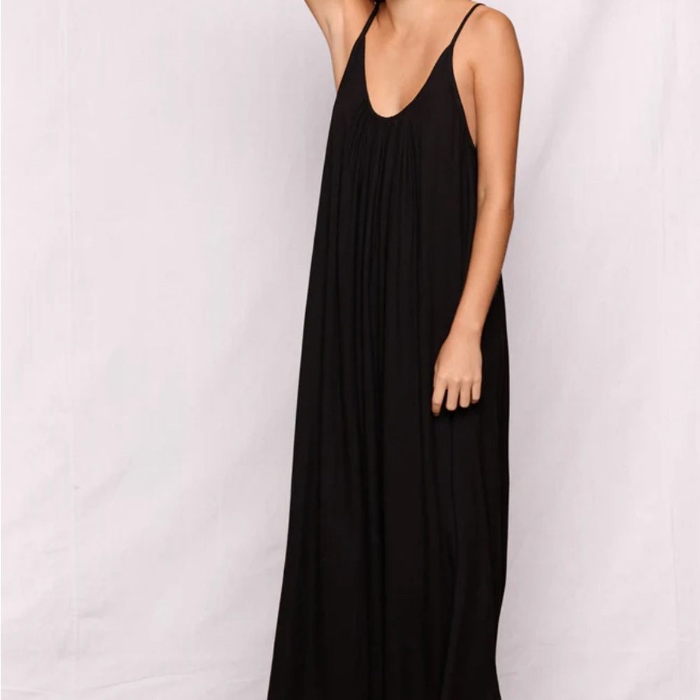 Mikoh White Backless Maxi Dress (first few stock photos are for fit), MSRP $240 - Picture 4 of 9